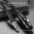 Gold Plated TRS Audio Jack to XLR/DMX Cable